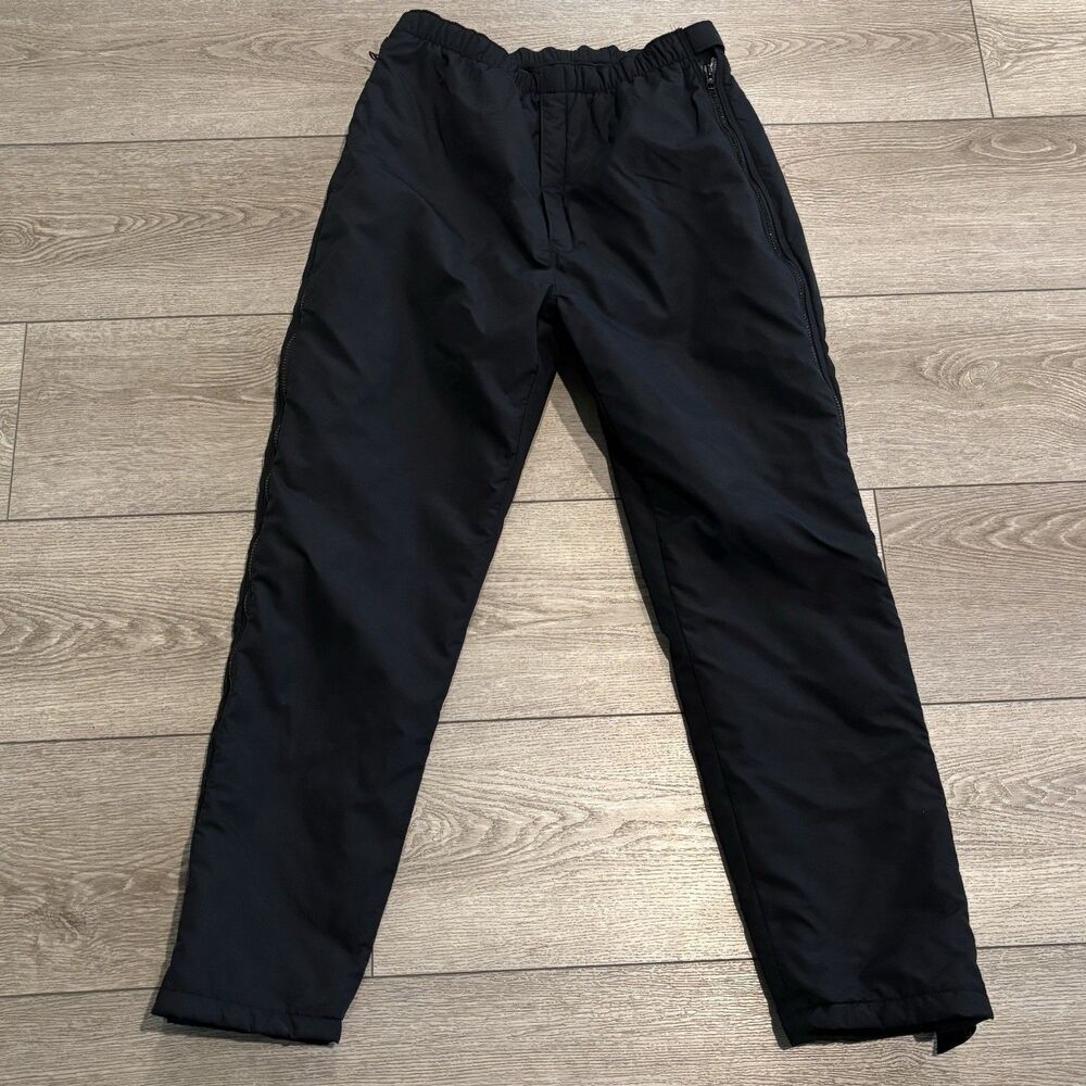 L.L. Bean Black Windbreaker Pants